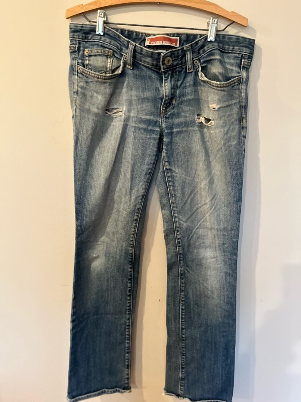 GAP Women's Bootcut Faded Blue Jeans